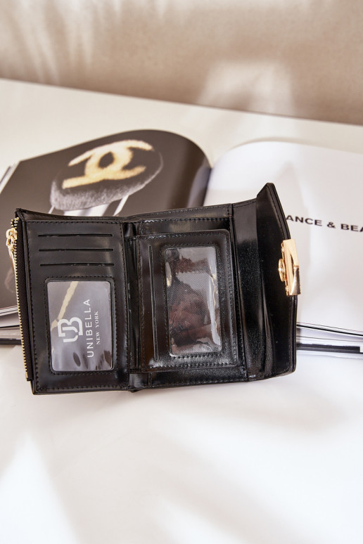 lakuota Moteriška piniginė juodos spalvos Rahner lakuota Moteriška piniginė juodos spalvos Rahner