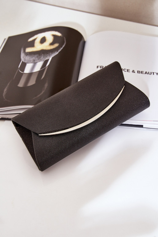 su blizgesiu Rankinė INizytoĮa voko tipo juoda Sastorea su blizgesiu Rankinė INizytoĮa voko tipo juoda Sastorea