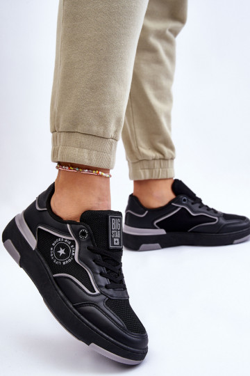 Moteriškas Sportinio stiliaus batai Big Star LL274443 Juodos ir-pilkos spalvos