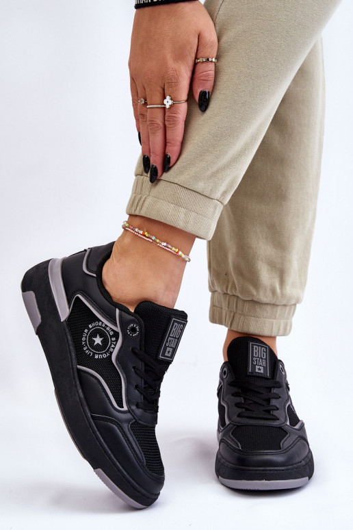 Moteriškas Sportinio stiliaus batai Big Star LL274443 Juodos ir-pilkos spalvos Moteriškas Sportinio stiliaus batai Big Star LL274443 Juodos ir-pilkos spalvos