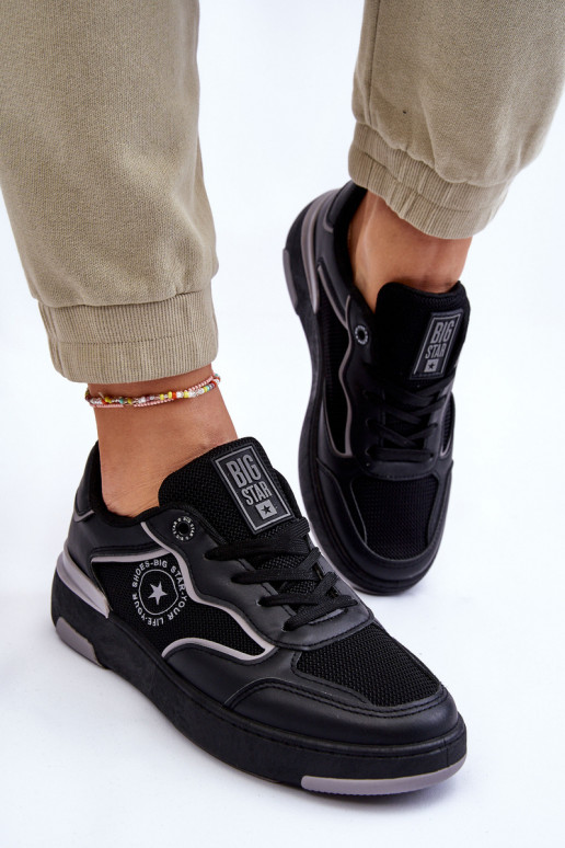 Moteriškas Sportinio stiliaus batai Big Star LL274443 Juodos ir-pilkos spalvos Moteriškas Sportinio stiliaus batai Big Star LL274443 Juodos ir-pilkos spalvos