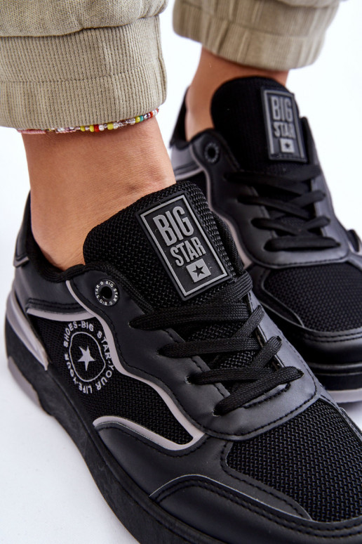 Moteriškas Sportinio stiliaus batai Big Star LL274443 Juodos ir-pilkos spalvos Moteriškas Sportinio stiliaus batai Big Star LL274443 Juodos ir-pilkos spalvos