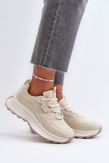 Sneakers tipo batai moterims HI-POLY SYSTEM Big Star NN274A105 smėlio spalvos 2
