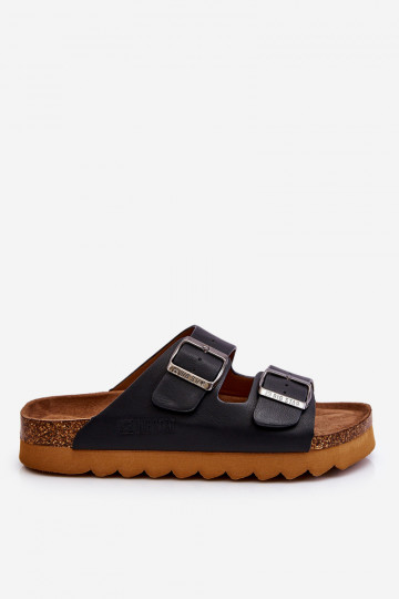 Klasikinio modelio Moteriškas Šlepetės Big Star LL274477 juodos spalvos