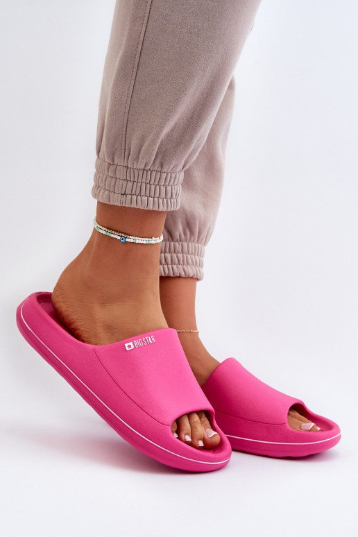  Moteriškos šlepetės Big Star NN274A041 rožinės spalvos