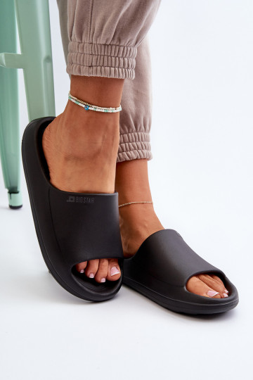  Moteriškos šlepetės Big Star NN274A042 juodos spalvos 2