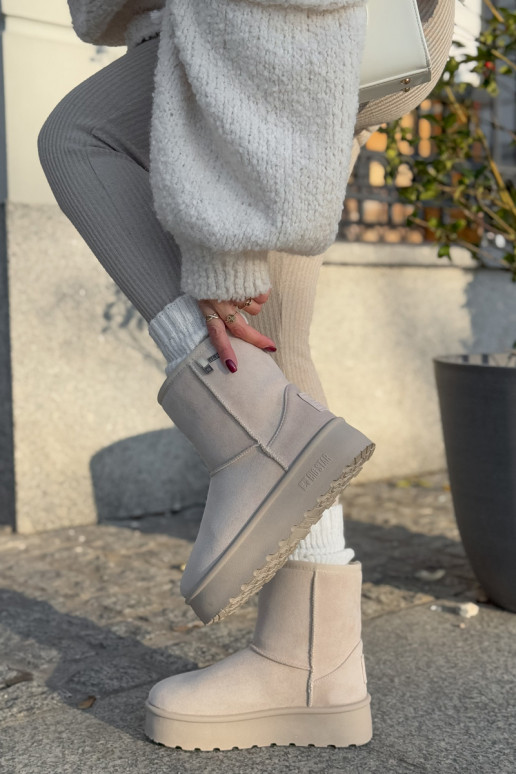 Paaukštinti sniego batai su platforma...