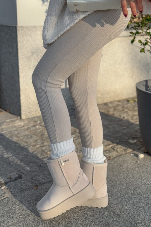 Paaukštinti sniego batai su platforma...