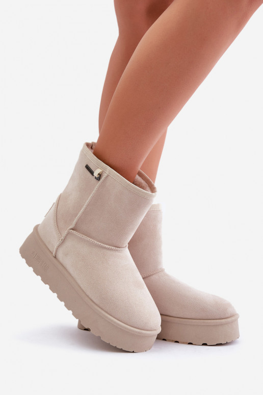 Paaukštinti sniego batai su platforma...