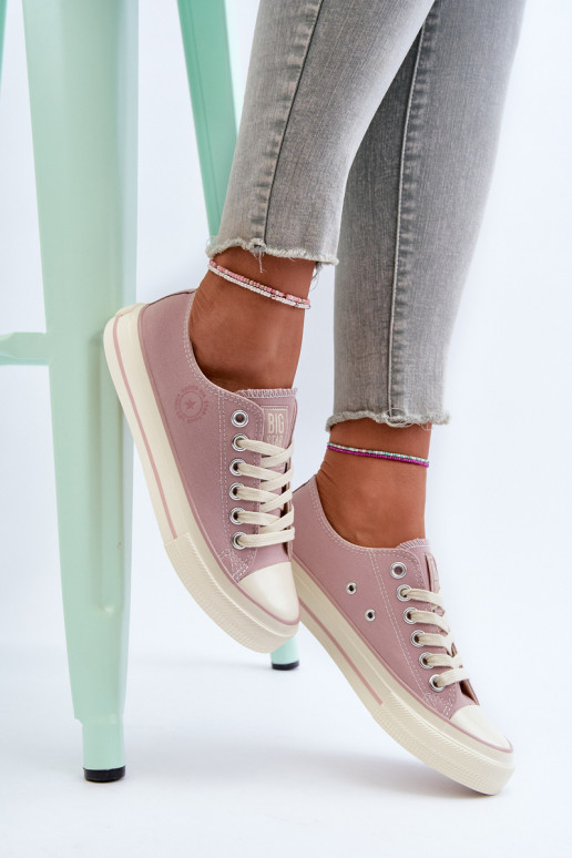 Žemas Laisvalaikio bateliai Big Star NN274270 rožinės spalvos