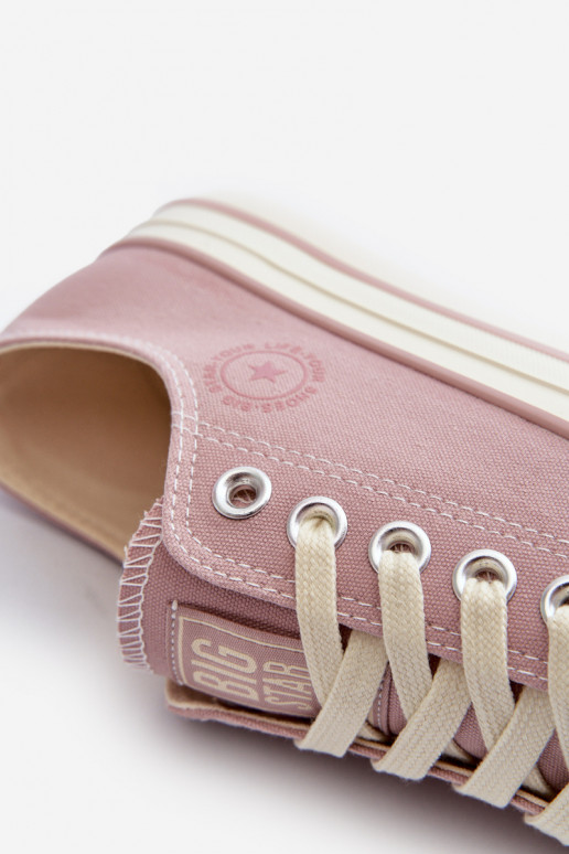 Žemas Laisvalaikio bateliai Big Star NN274270 rožinės spalvos