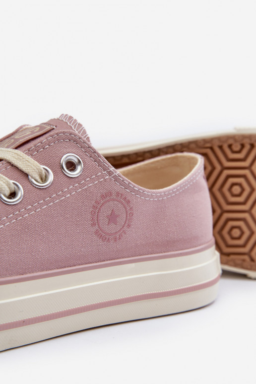 Žemas Laisvalaikio bateliai Big Star NN274270 rožinės spalvos