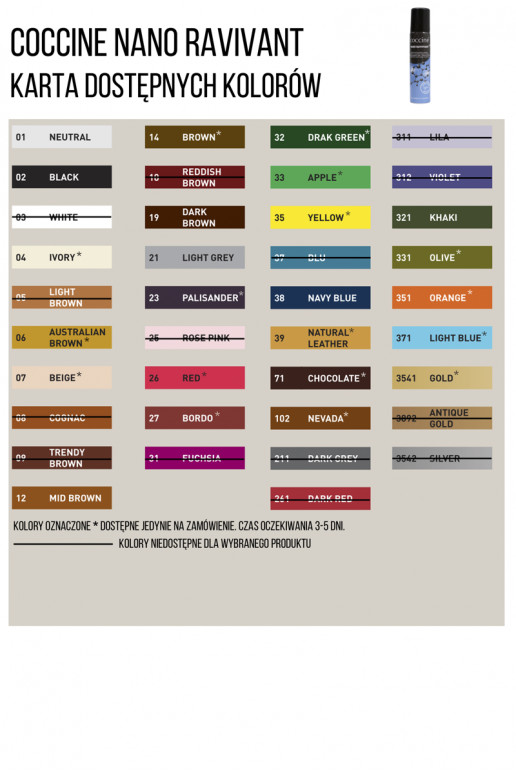 Coccine Pasta Zomšos ir nubuko priežiūrai Įjungtano Ravvivant