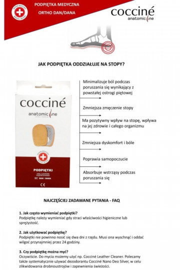 COCCINE ORTHO DAN pakulnės nuo kulno spurgo 2