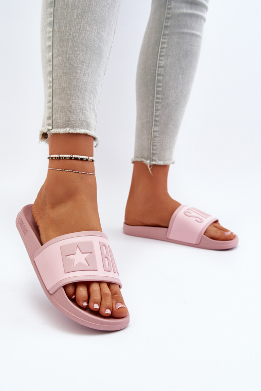 Moteriškas Šlepetės Big Star NN274A647 rožinės spalvos Moteriškas Šlepetės Big Star NN274A647 rožinės spalvos