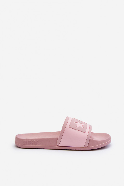 Moteriškas Šlepetės Big Star NN274A647 rožinės spalvos Moteriškas Šlepetės Big Star NN274A647 rožinės spalvos