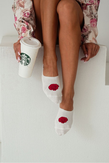 Kojinės Microporaštės Moteriškas BaĮełniane rožinės spalvosa dramblio kaulo spalvos