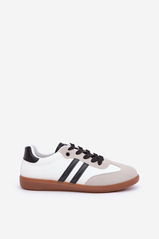 lygiapadžiai sportbačiai Sportbačiai Moteriškas Baltos-juodos spalvos Loredis