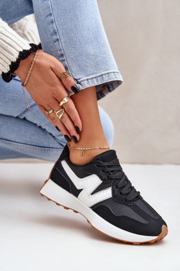 sportiniai bateliai Sneakers modelio batai Moteriškas juodos spalvos Britma