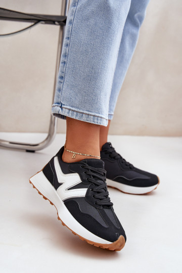sportiniai bateliai Sneakers modelio batai Moteriškas juodos spalvos Britma 2