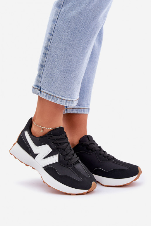 sportiniai bateliai Sneakers modelio batai Moteriškas juodos spalvos Britma