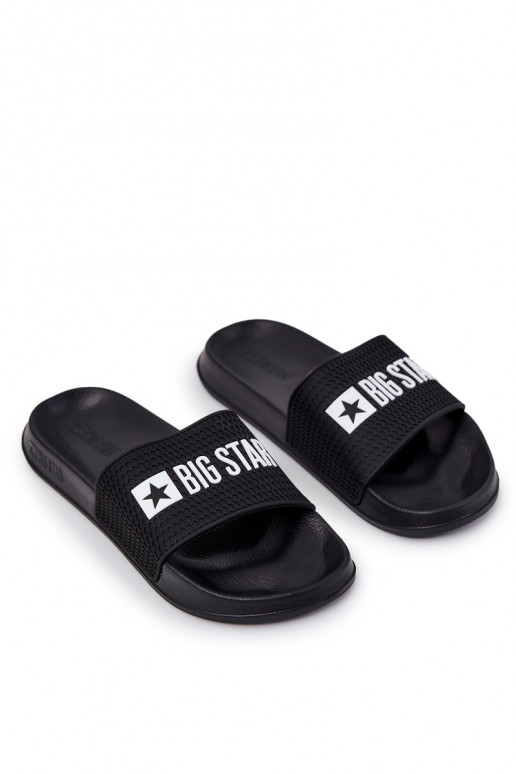 vyrams Šlepetės Big Star JJ174505 juodos spalvos