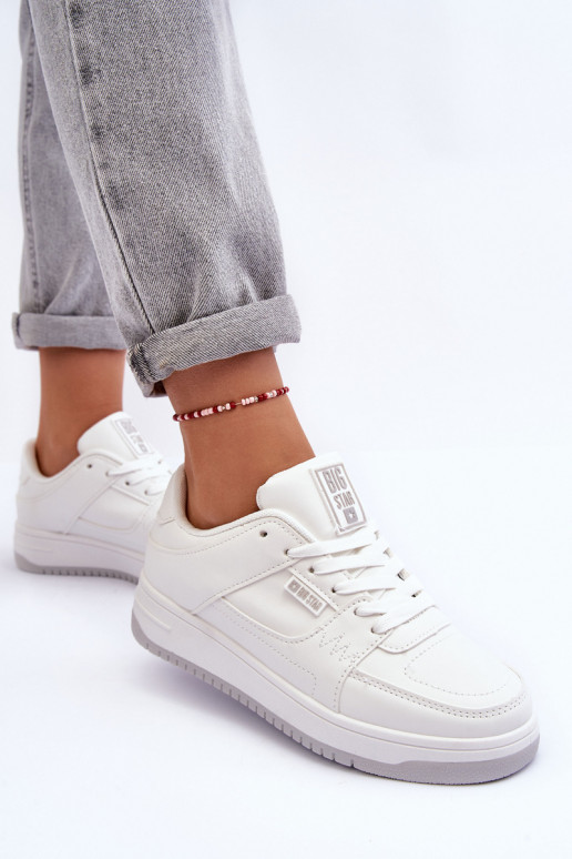 Moteriški sportiniai bateliai, sportbačiai Big Star MM274354 baltos spalvos