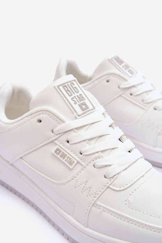 Moteriški sportiniai bateliai, sportbačiai Big Star MM274354 baltos spalvos