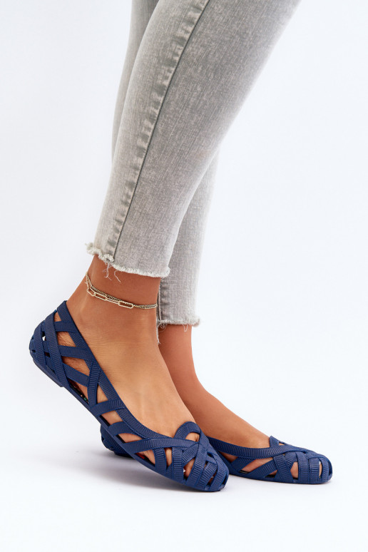 Moteriškas Guminės Balerinos tamsiai mėlynos spalvos Salam