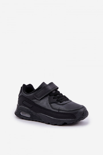 Sneakers modelio batai Vaikiški su lipniais užsegimais juodos spalvos Krissandra 2