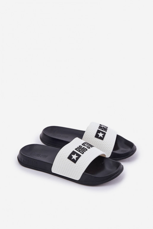 vyrams Šlepetės Big Star JJ174506 baltos spalvos