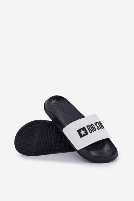 vyrams Šlepetės Big Star JJ174506 baltos spalvos