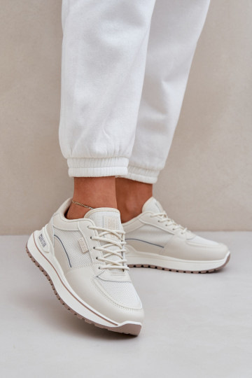 Sneakers modelio batai Moteriškas Big Star NN274A088 dramblio kaulo spalvos 2