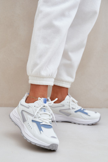 sportiniai bateliai Moteriškas Big Star NN274A094 HI-POLY SYSTEM Baltos-mėlynos spalvos