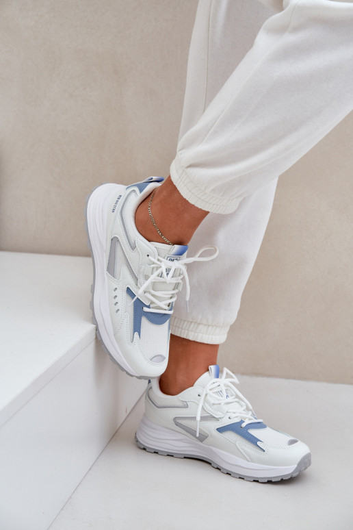 sportiniai bateliai Moteriškas Big Star NN274A094 HI-POLY SYSTEM Baltos-mėlynos spalvos