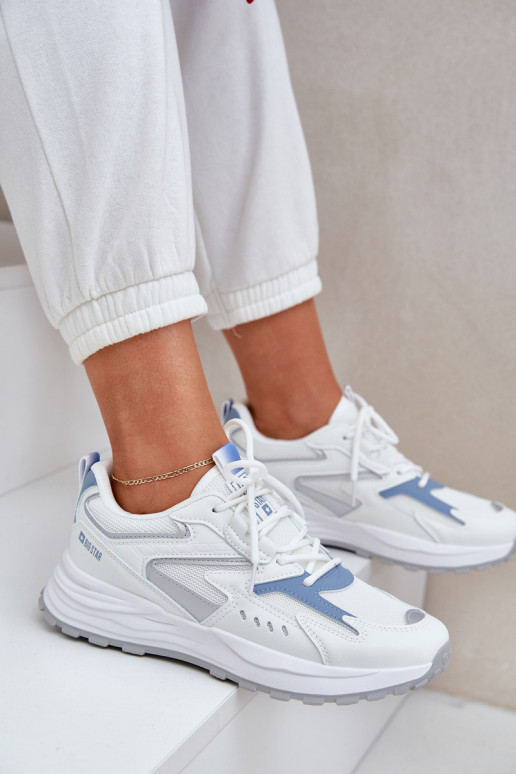 sportiniai bateliai Moteriškas Big Star NN274A094 HI-POLY SYSTEM Baltos-mėlynos spalvos