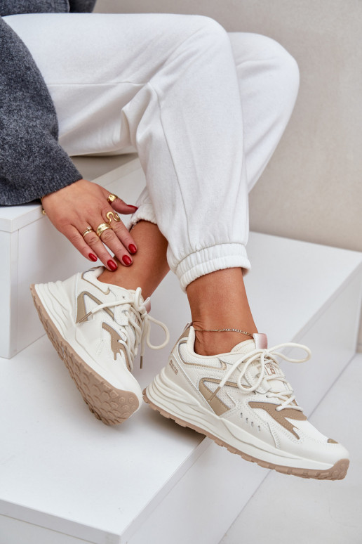 sportiniai bateliai Moteriškas Big Star NN274A096 HI-POLY SYSTEM smėlio spalvos