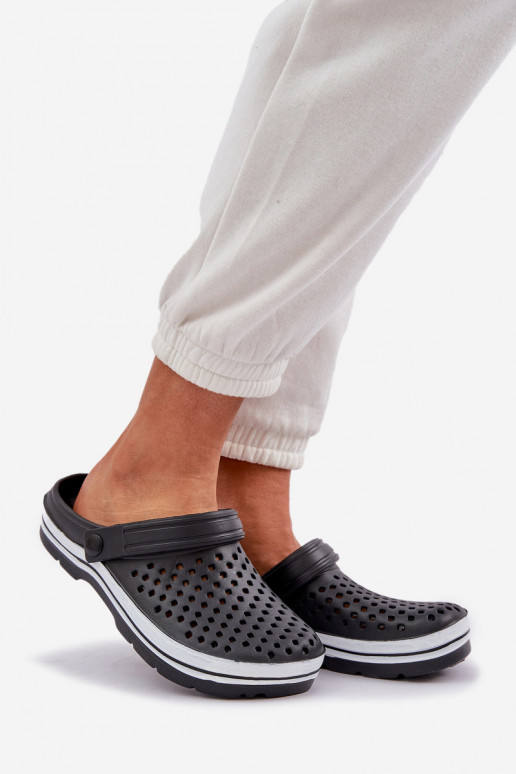 Lengvos putplasčio šlepetės Moteriškas juodos spalvos Ardanica