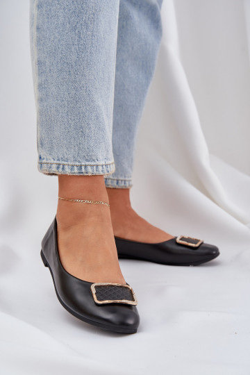 Eko Balerinos su ornamentais juodos spalvos Tulnelia