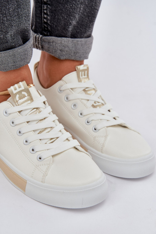 Klasikinio modelio sportbačiai aukso spalvos Ville