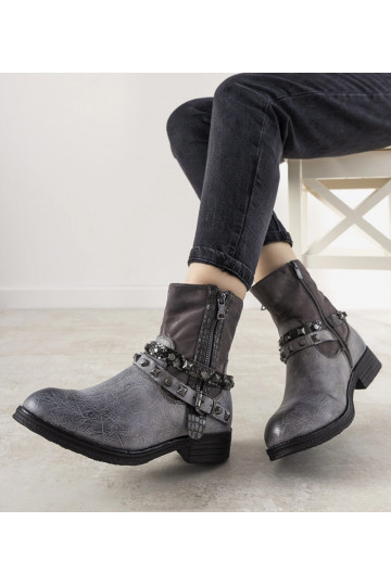 Pilki auliniai batai su... 2