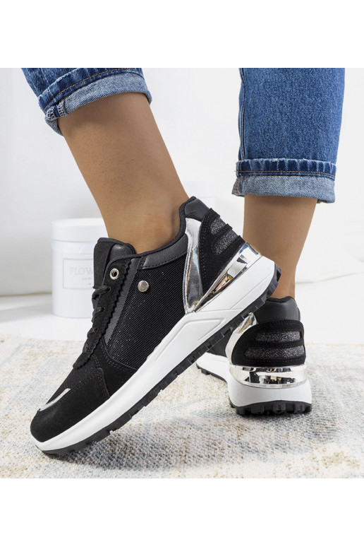 Juodi blizgūs Onio moteriški sportbačiai