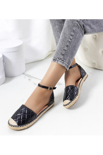 Juodosios Faiza espadrilės