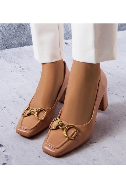 Neufville Beige kvadratiniai pirštų...