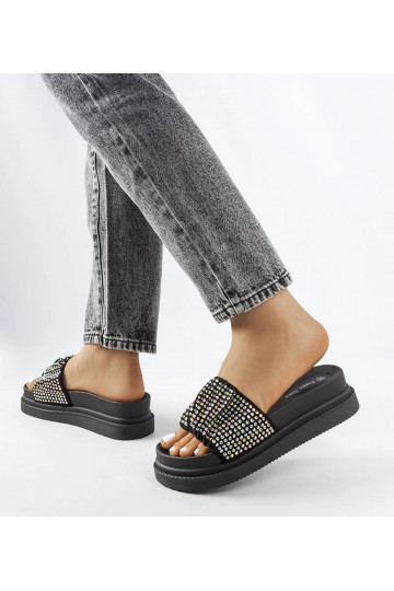 Juodos Franet cirkonio...