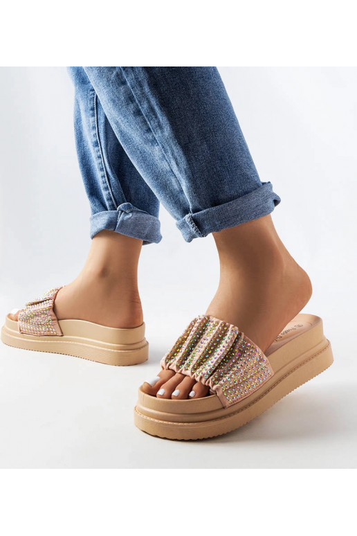 Rožiniai platforminiai mulai su...