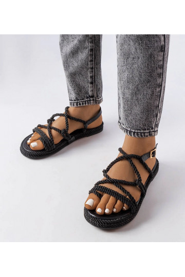 Juodi Burwell austi sandalai 2