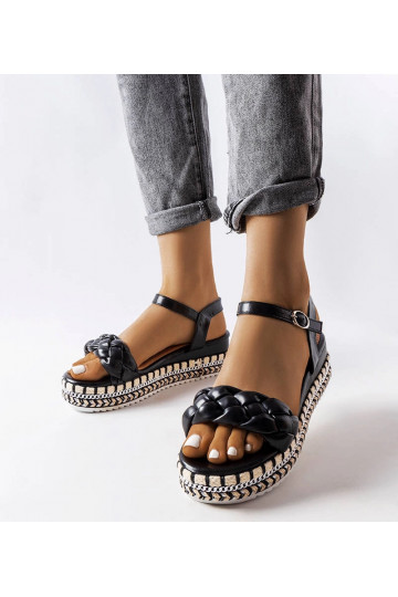 Katrin Black Platform sandalai