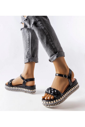 Katrin Black Platform sandalai 2