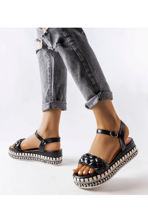 Katrin Black Platform sandalai